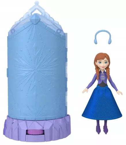 Disney Jégvarázs: Forgatható jégpalota szett meglepetés játékbabával