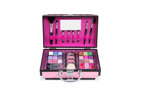 MYA Cosmetics Bon Voyage sminkkészlet pink-fekete