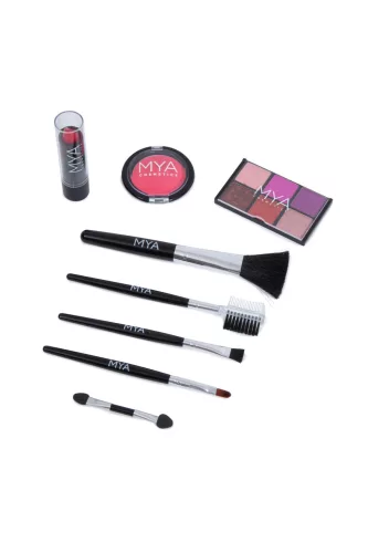 MYA Cosmetics Bon Voyage sminkkészlet pink-fekete