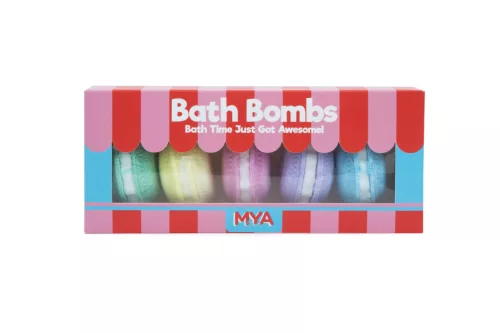 MYA fürdőbomba szett 5 db-os - macaron