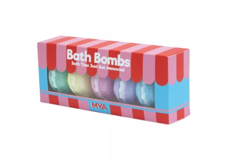 MYA fürdőbomba szett 5 db-os - macaron