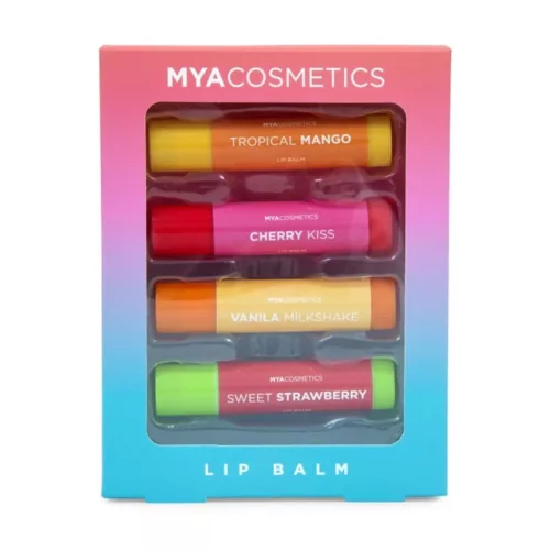 MYA Cosmetics ízesített ajakbalzsam 4 db-os