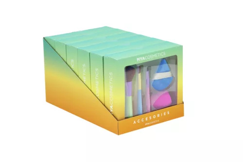 MYA Cosmetics kiegészítők - ecsetek, szivacsok