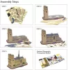 CubicFun: Notre Dame 3D-s puzzle 128 db-os, National Geographic fotóalbummal 