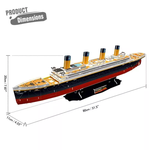CubicFun 3D puzzle - Titanic 113 db-os