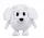 Bluey és barátai plüssfigura 20 cm-es - Lila
