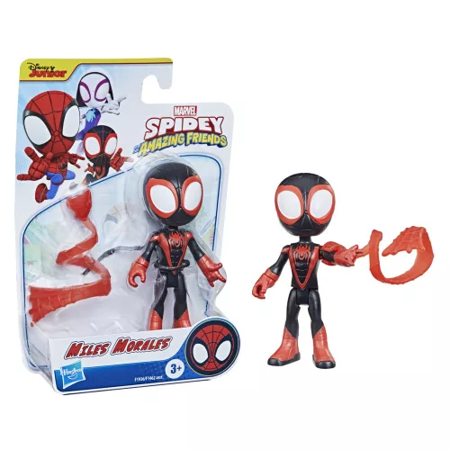 Marvel: Spidey és csodálatos barátai játékfigura 10 cm-es - Miles Morales