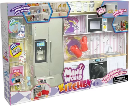 Mini Világkonyha: Komplett Konyhai Játékszett Mini Ételekkel