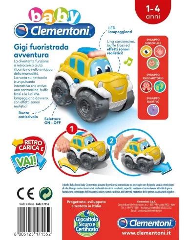 Baby Clementoni: Interaktív Gigi off-road terepjárós kaland
