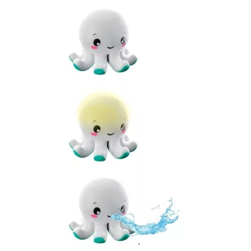 Baby Clementoni – Bébi polip világító és zenélő fürdőjáték