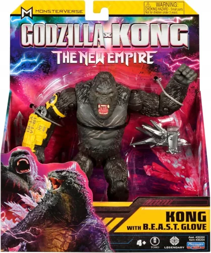 Godzilla X Kong: Kong játékfigura 15 cm - Karpáncéllal