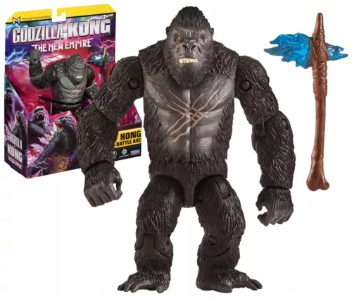 Godzilla X Kong: Kong játékfigura 15 cm - Harci fejszével