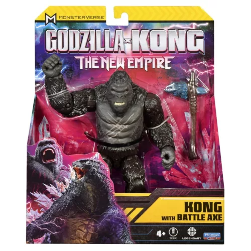 Godzilla X Kong: Kong játékfigura 15 cm - Harci fejszével