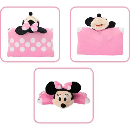 Disney: Minnie egér 2 az 1-ben ölelőpárna és plüssjáték 45 x 28 cm-es