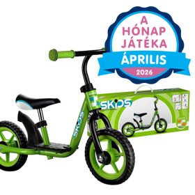 Skids Control futóbicikli lábtartóval - zöld