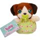 Bébi interaktív plüss kutyus zöld táskában 14,5 cm - Beagle