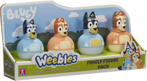 Weebles egyensúlyozó figura szett 4 db-os - Bluey