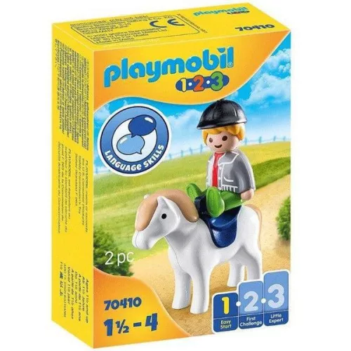 Playmobil 70410: Kisfiú pónival - csomagolássérült