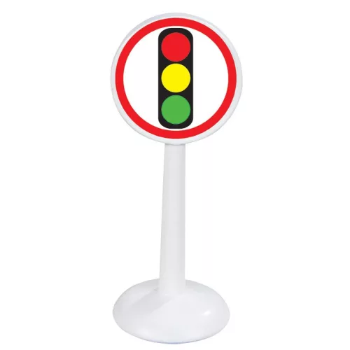 Mini kresz táblák autóval - 16 db-os