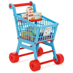Bevásárlókocsi kiegészítőkkel - kék