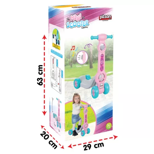 Pilsan mini roller - világos rózsaszín