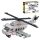 COGO® Katonai harci helikopter lego-kompatibilis építőjáték, 191 db-os (COGO 7006)
