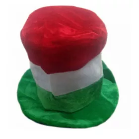 Magyar nemzeti színű szurkolói cilinder