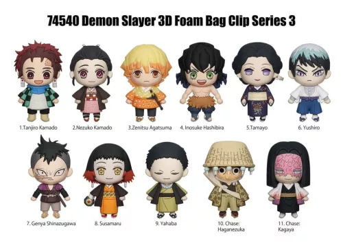 Demon Slayer figura kulcstartós meglepetéscsomag 6 cm-es - többféle