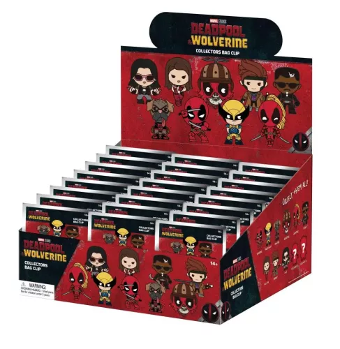 Marvel: Deadpool & Walverine figura kulcstartós meglepetéscsomag - többféle