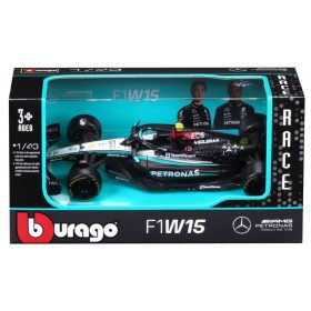   Bburago: F1 versenyautó - Mercedes-AMG Petronas F1 Team 1:43