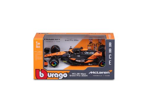 Bburago: F1 versenyautó 1:43 - McLaren Racing MCL38 (2024)