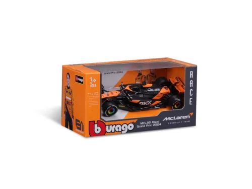 Bburago: F1 versenyautó 1:43 - McLaren Racing MCL38 (2024)