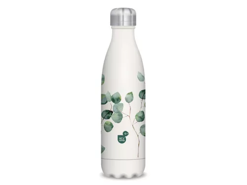 Ars Una: Duplafalú fémkulacs 600 ml - Botanic leaf