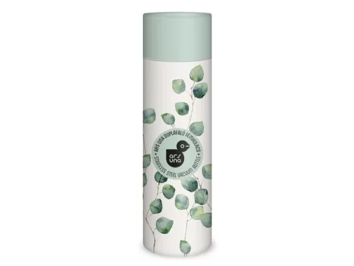 Ars Una: Duplafalú fémkulacs 600 ml - Botanic leaf