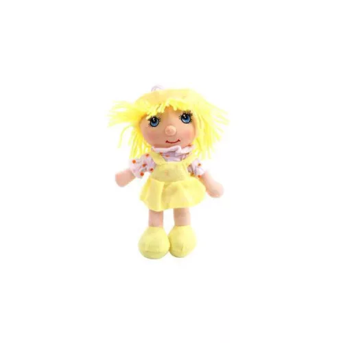 Rongybaba 23 cm-es - sárga