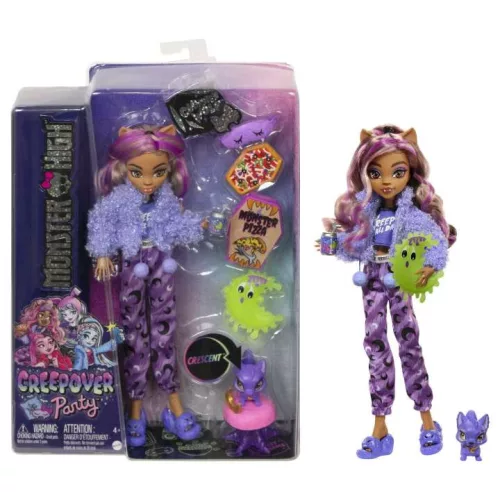 Monster High Creepover party baba - Clawdeen