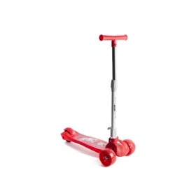 Roller LED-es kerékkel - piros