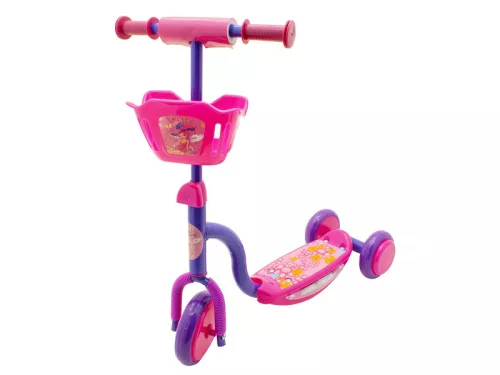 Roller világító és zenélő - rózsaszín