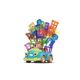 Elemes kisteherautó társasjáték 48 db székkel