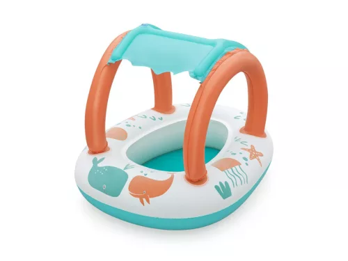 Bestway - Comfort plüss árnyékolt babacsónak 84 x 67 cm-es