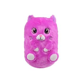 Felfújható plüss játékfigura pumpával 30 cm-es - cica