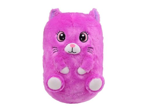 Felfújható plüss játékfigura pumpával 30 cm-es - cica