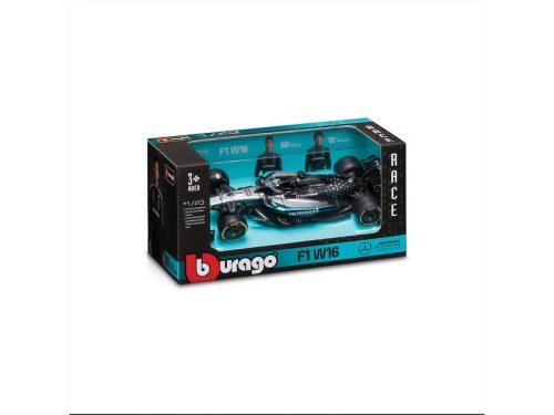 Bburago: F1 versenyautó - Mercedes-AMG Petronas F1 W16 Team Russel 1:43