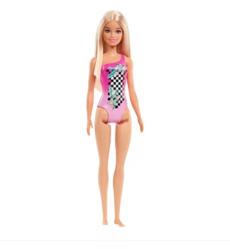 Beach Barbie - Rózsaszín Fürdőruha