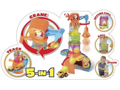 Bburago Jr. – 5 in 1 Volvo darus bébijáték