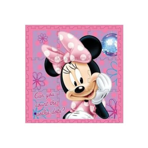 Disney Minnie egér habszivacs szőnyeg puzzle - 9 db-os