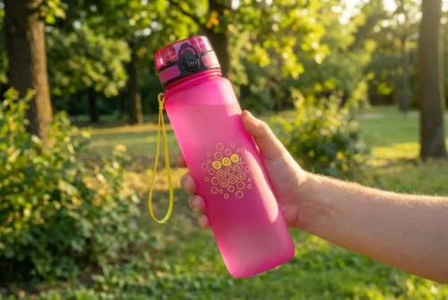 Ars Una BPA-mentes matt kulacs 800 ml - Pink