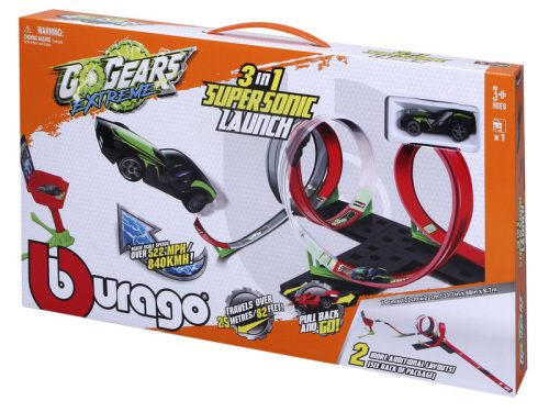 Bburago: GoGears Extreme 25 méteres autópálya, 3 féle