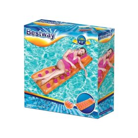 Bestway: Átlátszó matrac 188 x 71 cm-es - narancssárga