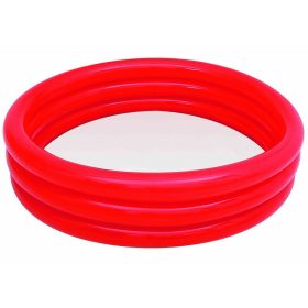 Bestway: 3 gyűrűs medence 183 x 33 cm-es - piros